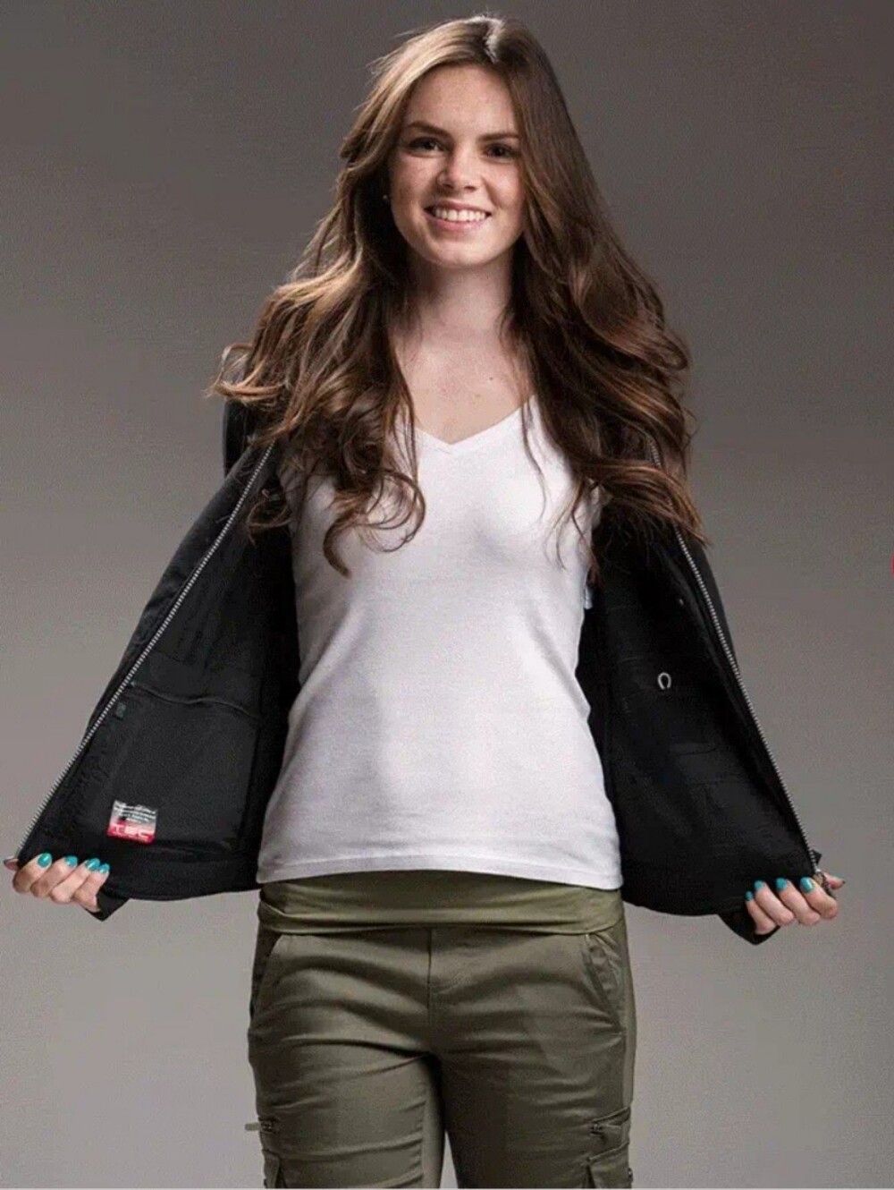 SCOTTeVEST Chloe Glow Hoodie Midnight 18 Pocket Jacket Size M4 - Picture 3 of 4